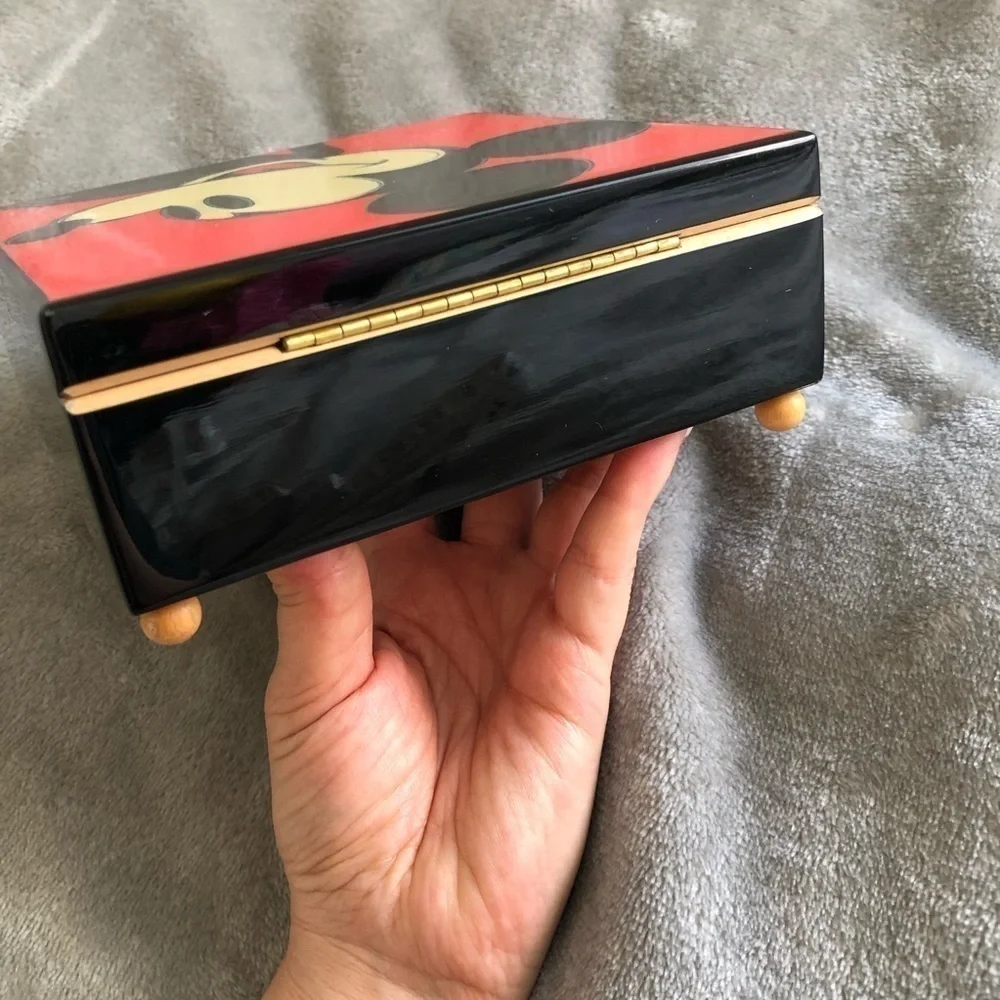 Disney Mickey Mouse Music Box / Andy Warhol Art 1995 / Linden Wind-Up.